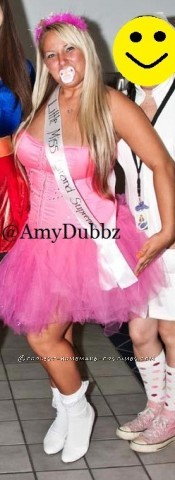 Cute Homemade Toddlers and Tiaras Costume