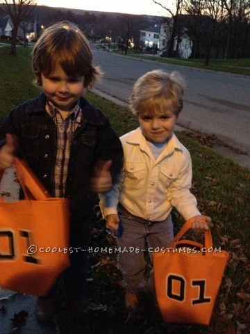 Cutest Little Dukes of Hazzard Bo and Luke Duke Costumes