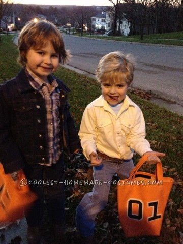 Cutest Little Dukes of Hazzard Bo and Luke Duke Costumes