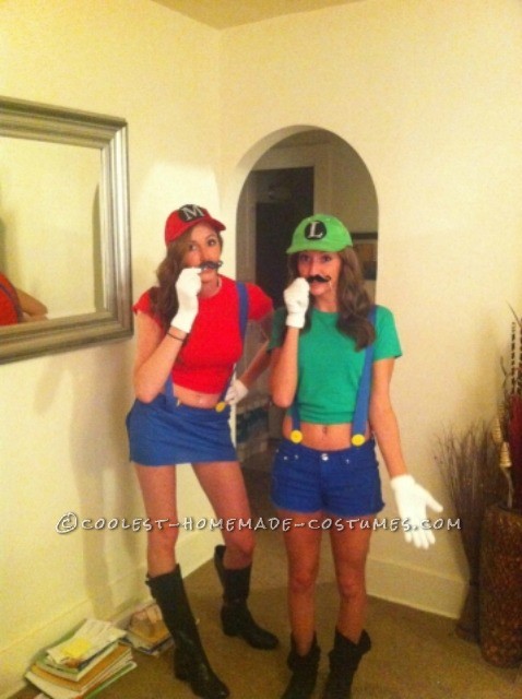 Mario and Luigi Couple Costume