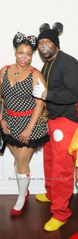 Disney 2K Hip Hop Mickey and Sassy Minnie Couple Costume