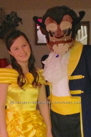 This Year(2012) my girlfriend and myself decided couples theme as Beauty and the Beast! We bought our costumes from a cosplay site, but I handcrafted