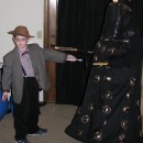 Awesome Father and Son Costume: Doctor Who in his TARDIS and Dalek