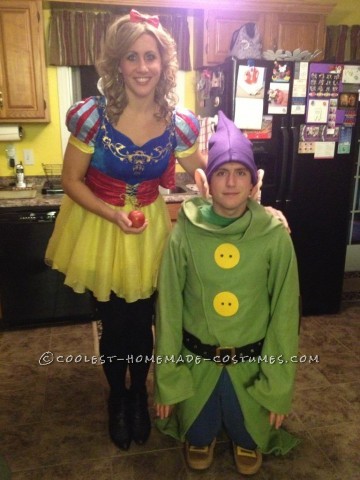 Homemade Dopey the Dwarf Costume from Snow White