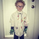 My four year old son is a big fan of science experiments and discovery, but unfortunately, there aren\'t very many \"mad scientist\" costumes o