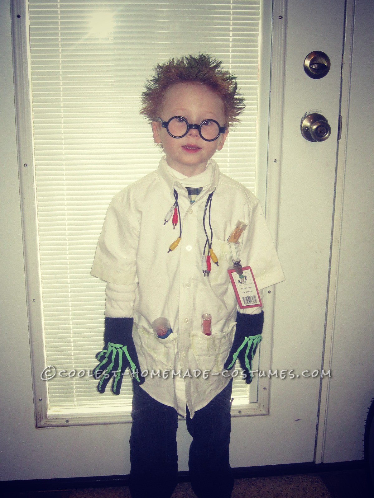 My four year old son is a big fan of science experiments and discovery, but unfortunately, there aren\'t very many \"mad scientist\" costumes o