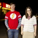 Dr. Sheldon Cooper and Amy Farrah Fowler Couple Halloween Costume: We both LOVE The Big Bang Theory TV show! One day I was on pinterest thinking about what we should be for Halloween and BOOM! I see a picture of them
