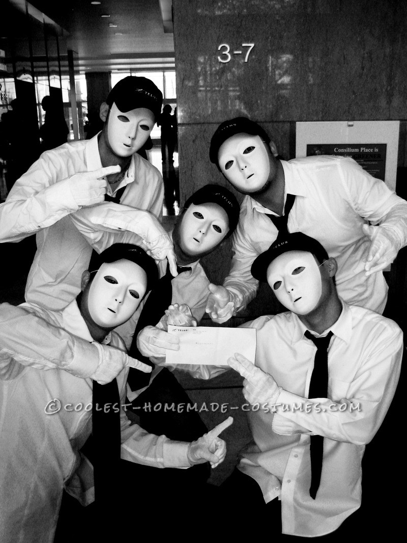 Easiest Jabbawockeez Group Costume and Routine for Non-Dancers