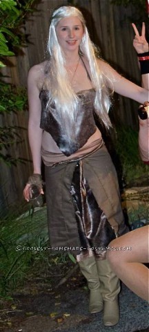 Original Homemade Daenerys Targaryen Costume from Game of Thorns: Earlier this year I went to a 