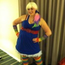 Easy Homemade Rainbow Brite Costume: I loved the show Rainbow Brite when I  was younger, despite the fact I was only alive for about a month in the 80's. (The joys of having older sib