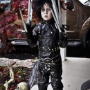 Epic Homemade Edward Scissorhands Halloween Costume for a Boy