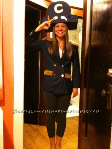 Coolest Homemade Captain Crunch Halloween Costume for a Woman