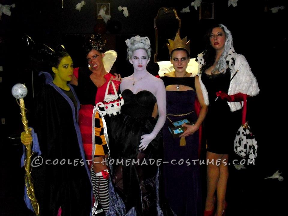 Fantastic Female Disney Villains Group Costume