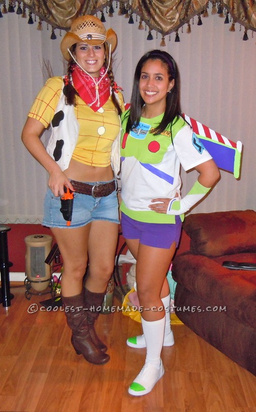 Female Buzz Lightyear and Woody Couple Costume