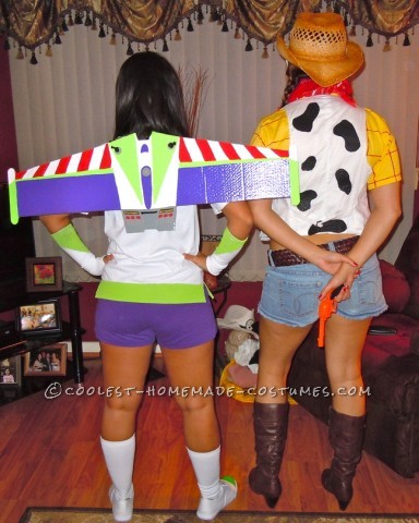 Female Buzz Lightyear and Woody Couple Costume