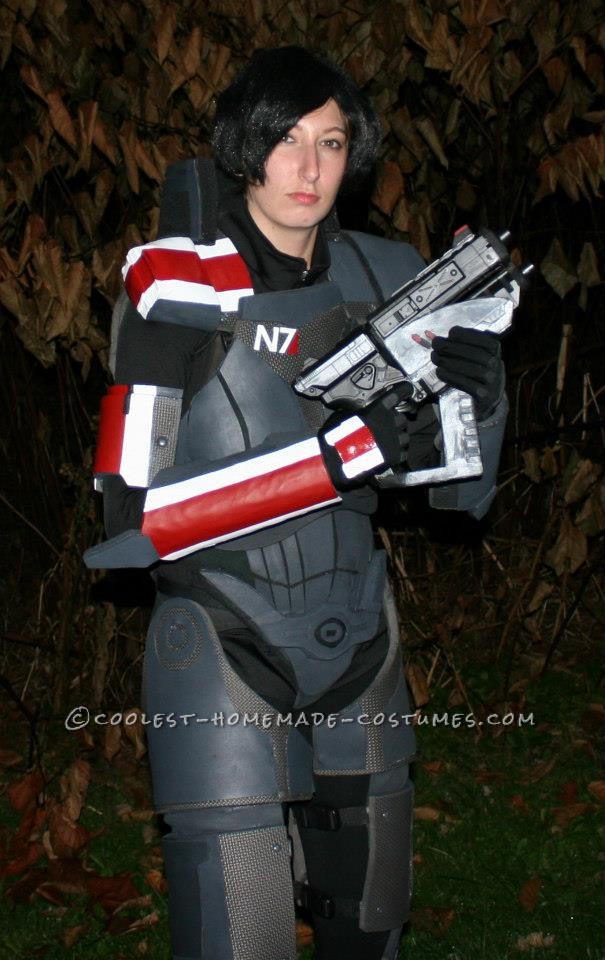 Epic Female Commander Shepard Costume from Mass Effect: Armor (what you need):
Tracing Paper
Poster board
2 packs of 4 1/2” thick Fitness floor mats or EVA foam
2yrds. of 1/2” thick sheet foam
2mm