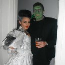 Coolest Frankenstein and Bride of Frankenstein Couple Costume