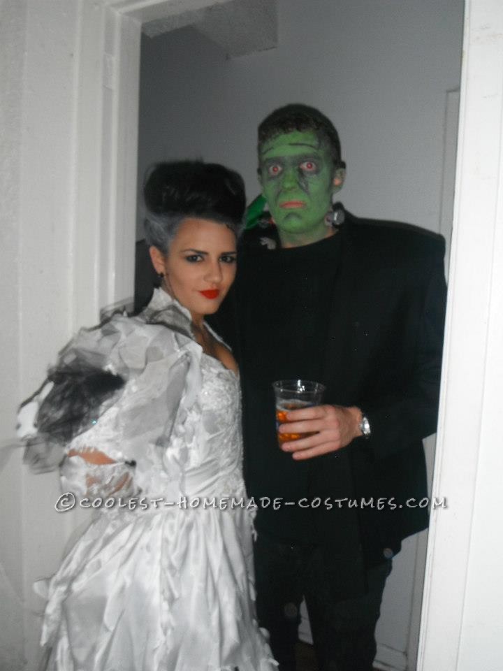 Coolest Frankenstein and Bride of Frankenstein Couple Costume