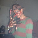 Creepy Homemade Freddy Krueger Costume