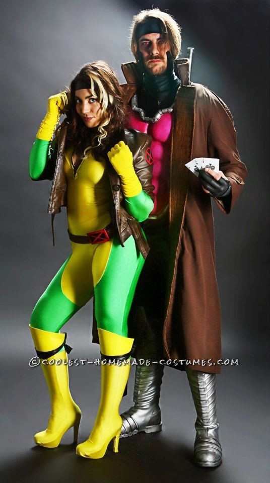 Coolest Gambit and Rogue Couple Costume