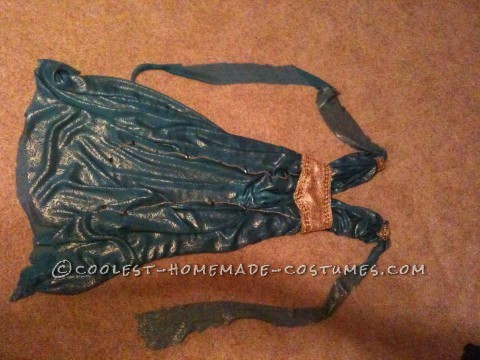 Homemade Game of Thrones Daenerys Targaryen Blue Dress Costume