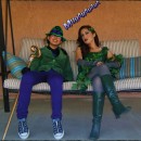 Gothams Coolest Villains: Poison Ivy and The Riddler: My daughter wanted to be The Riddler so I decided to make one for her. Found the hat a Party City, blazer at a thrift store, cane we had to buy online
