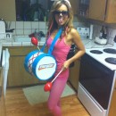 Everyone LOVED this costume! It is one of my all time favorites and both easy & cheap to make. The battery pack and drum