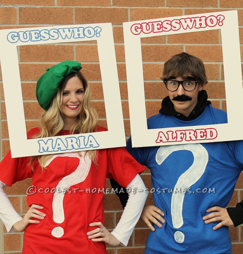 Cool Couple Costume: "Guess Who" We Were for Halloween?
