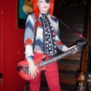 Homemade David Bowie Costume Inspired by Ziggy Stardust and Halloween Jack