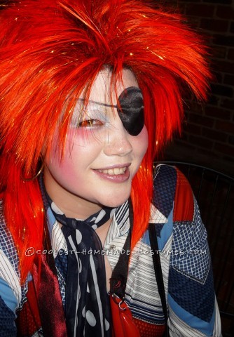 Homemade David Bowie Costume Inspired by Ziggy Stardust and Halloween Jack