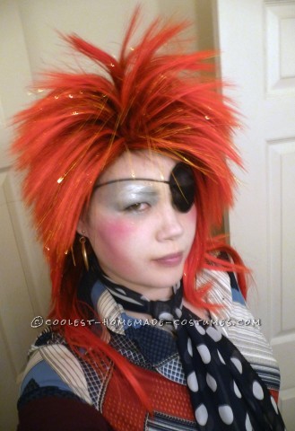 Homemade David Bowie Costume Inspired by Ziggy Stardust and Halloween Jack