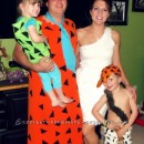 Handmade Flintstone Family Costumes: This year, we had a Halloween party at our house and I wanted to make costumes that involved our whole family. I’ve been thinking about the Flintsto