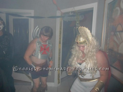 Homemade He-Man and She-Ra Couple Costume