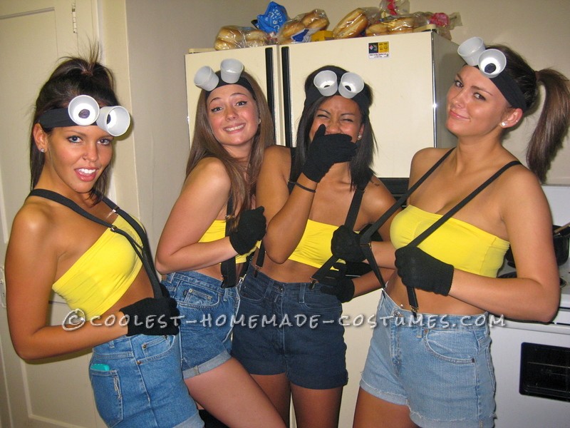 Easy and Cheap Homemade Girl Group Costumes: Despicable Me