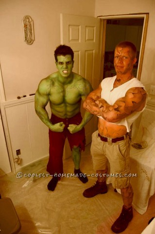 Incredible Home Made Incredible Hulk Avengers Costume!