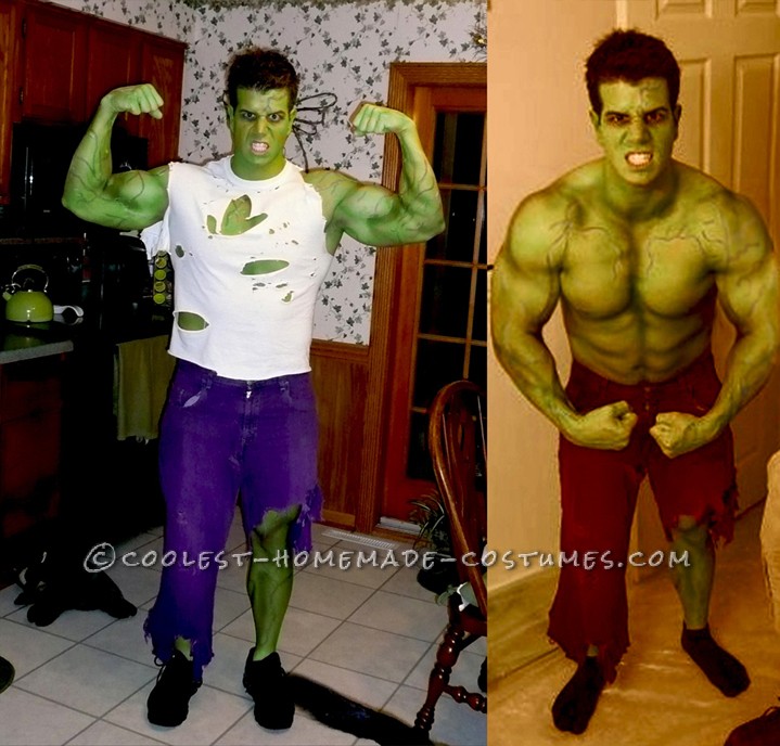 Incredible Home Made Incredible Hulk Avengers Costume!