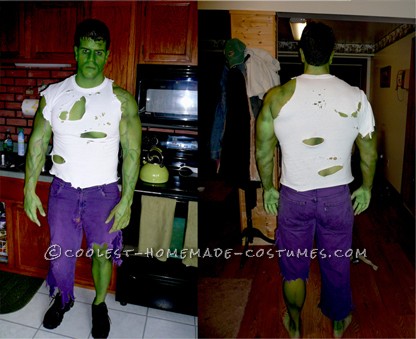 Incredible Home Made Incredible Hulk Avengers Costume!