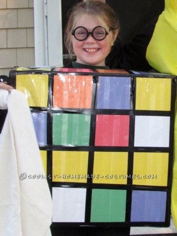 Inexpensive Rubik's Cube Costume for All Ages