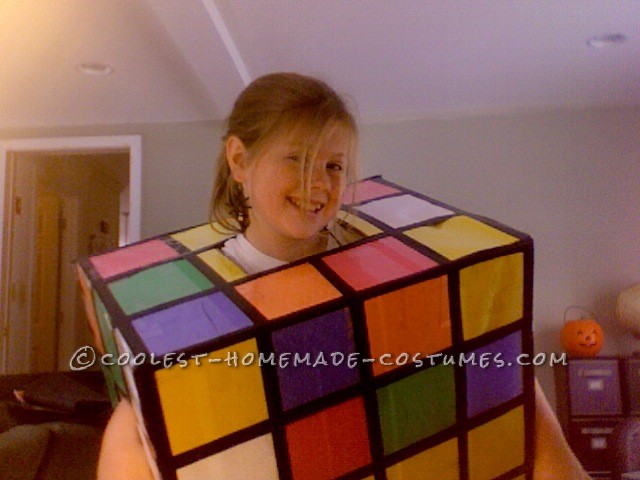 Inexpensive Rubik's Cube Costume for All Ages