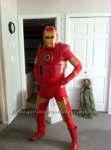 Awesome Homemade Iron Man Halloween Costume