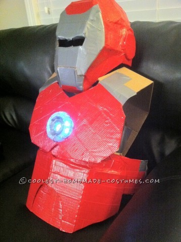 This is my costume for Halloween 2011. The Iron man movies being such a big hit, influenced my decision to make this costume. I wanted to make it fai