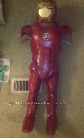 Coolest Homemade Iron Man Toddler Halloween Costume