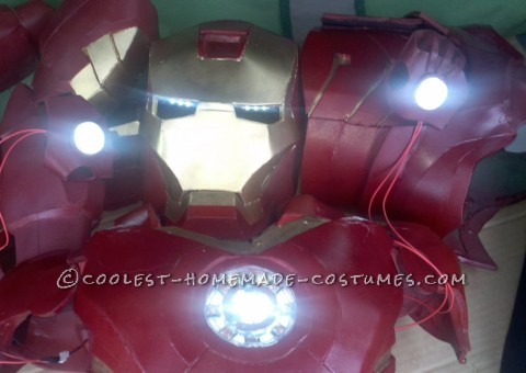 Coolest Homemade Iron Man Toddler Halloween Costume