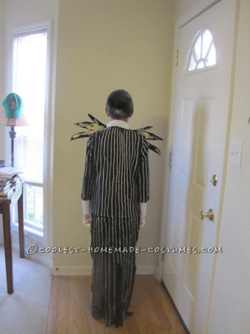 Homemade Jack Skellington Halloween Costume for a Boy