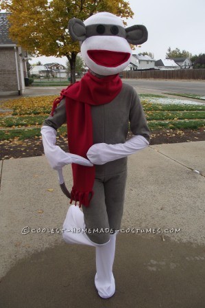 Cool Homemade Sock Monkey Costume That'll Knock Your Socks Off!