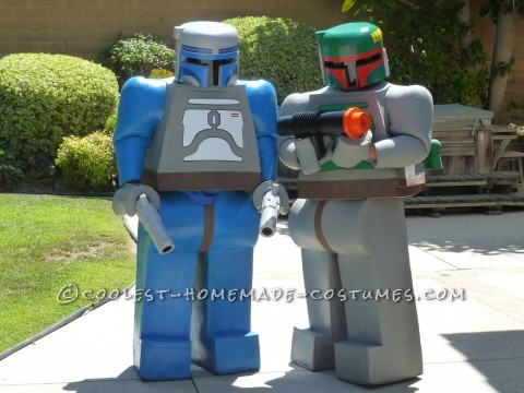 Hello all, this is my son and I in our Jango and Boba Fett costumes that I originally made for Comic Con 2012. I am Jango and he is Boba. These are t