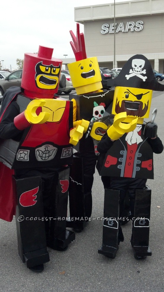 Cool LEGO Kids Group Costume