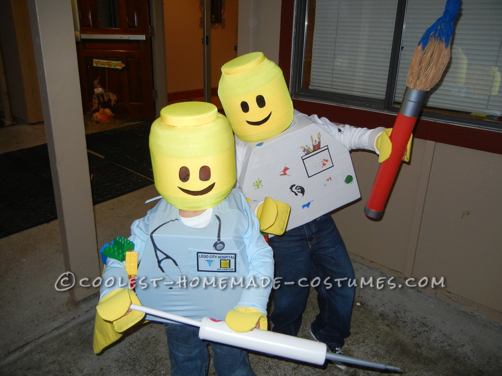 Coolest LEGO Minifigures Homemade Halloween Costumes for Boys