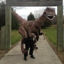 Life-Size, Epic 13' Walking Raptor Dinosaur Costume