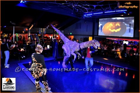 Life-Size, Epic 13' Walking Raptor Dinosaur Costume